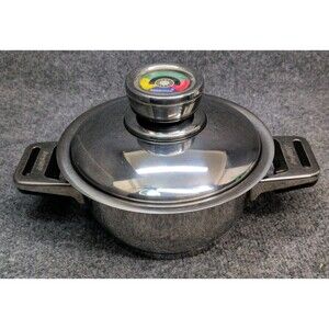 BergHOFF 18/10 Stainless Steel 7" Cooking Pot w/ Thermometer Lid